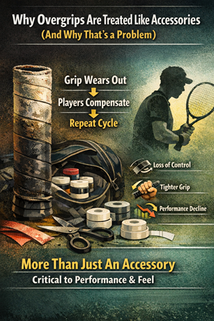 Why Overgrips Are Treated Like Accessories (And Why That’s a Problem)